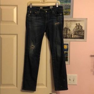 AG stilt cigarette leg jeans